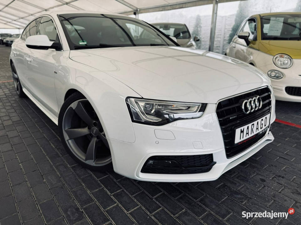Audi A5 20 TDI 190 Opłatach AUTOMAT SLINE 4x4 8T czujnik parkowania łódzkie