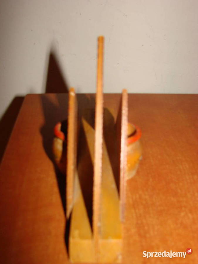 stary drewniany serwetnik CCCP Pruszcz Gdański sprzedam