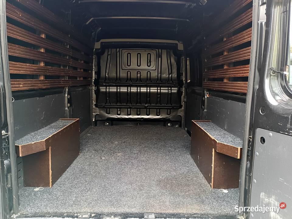 Peugeot boxer 22 hdi 130 e5 l2h2 czarny klima el ESP Samochody dostawcze Olkusz