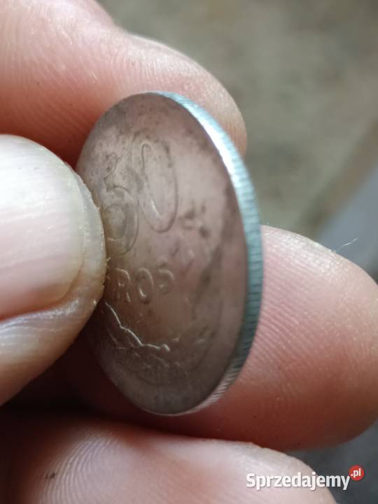 Sprzedam monete 50 gr 1949 r skretka Chełm