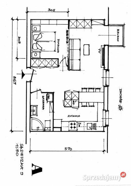 Słoneczne 48 m Balkon z widokiem na zieleń Cicho dolnośląskie Wrocław