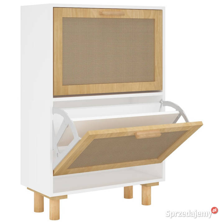 Szafka na buty biała 52x25x80 materiał Warszawa