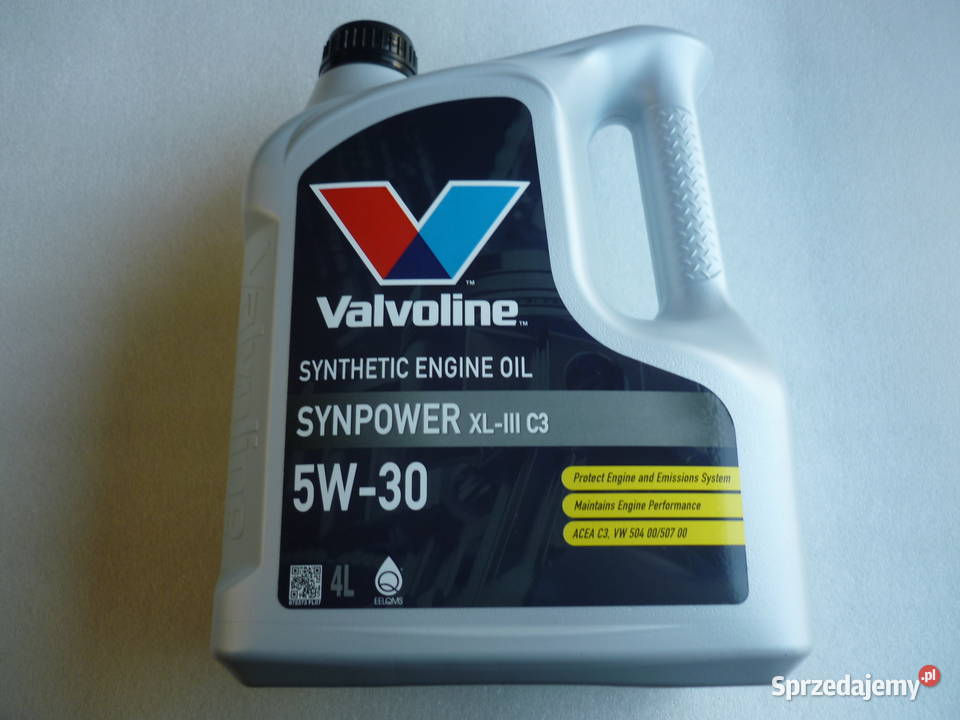 Olej VALVOLINE SYNPOWER XLIII C3 5W30 4L VW 504 Poznań