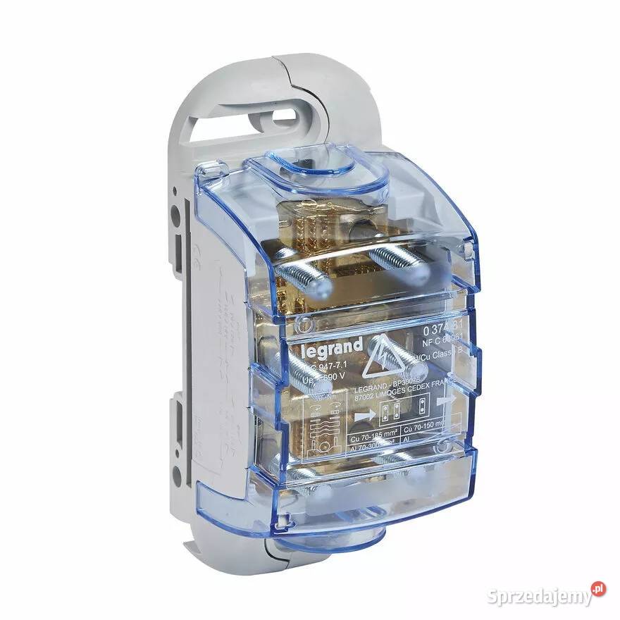LEGRAND 037481 BLOK ROZDZIELCZY 300 MM2 AL 185 Zabezpieczenia i rozdzielnice sprzedam