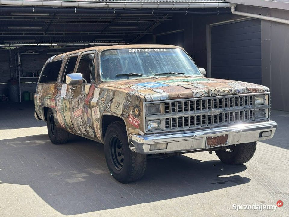 Chevrolet Blazer 1982 SUBURBAN klasyczny SUV tag biały Sulechów