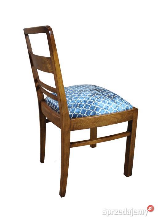 Piękny komplet 6 krzeseł ART DECO renowacji Zielonka