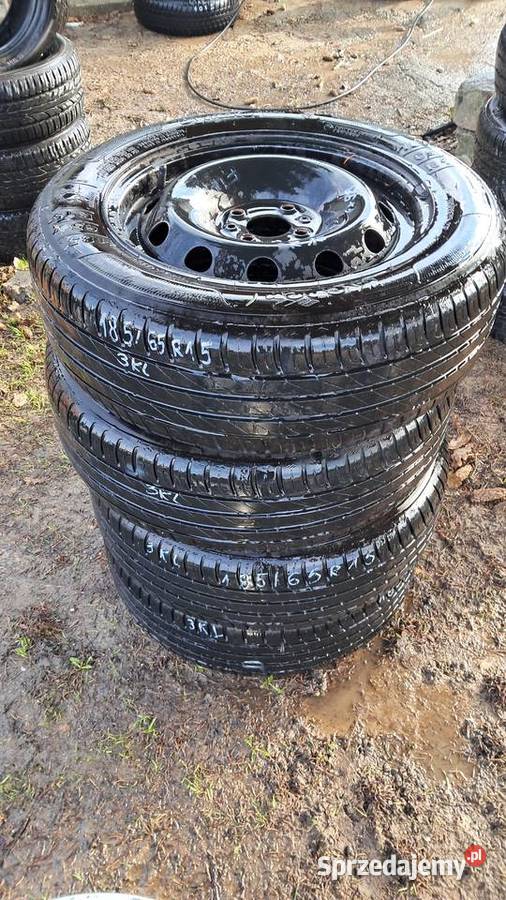 4 koła stalowe opony letnie fiat 4x98 185 65 r15