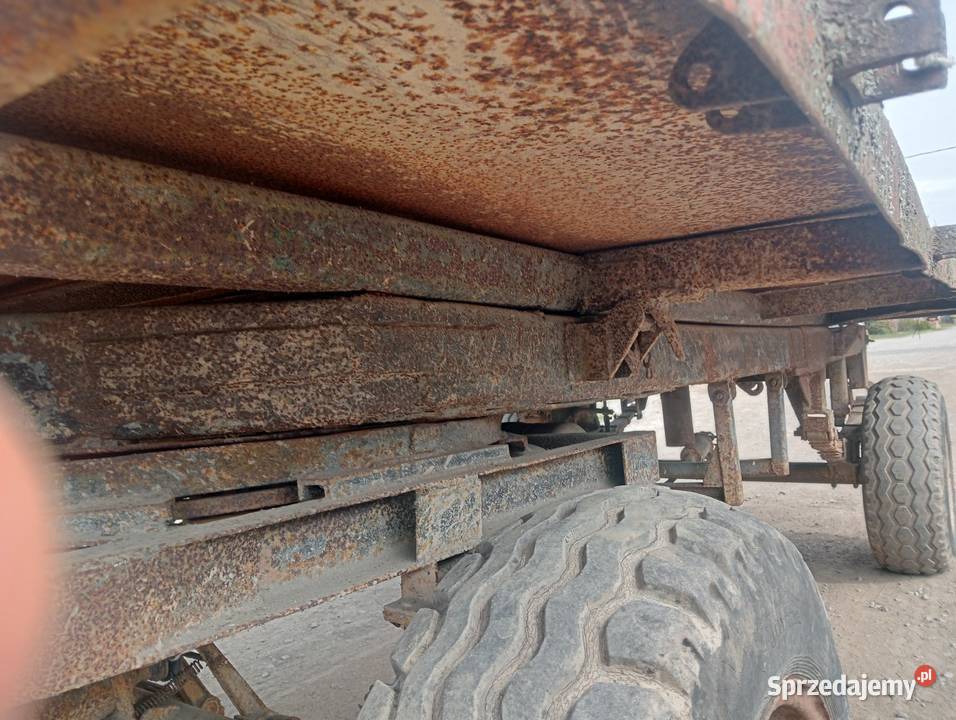 Przyczepa wywrotka kaczka d35 nieuszkodzony Maszyny rolnicze Pieszyce
