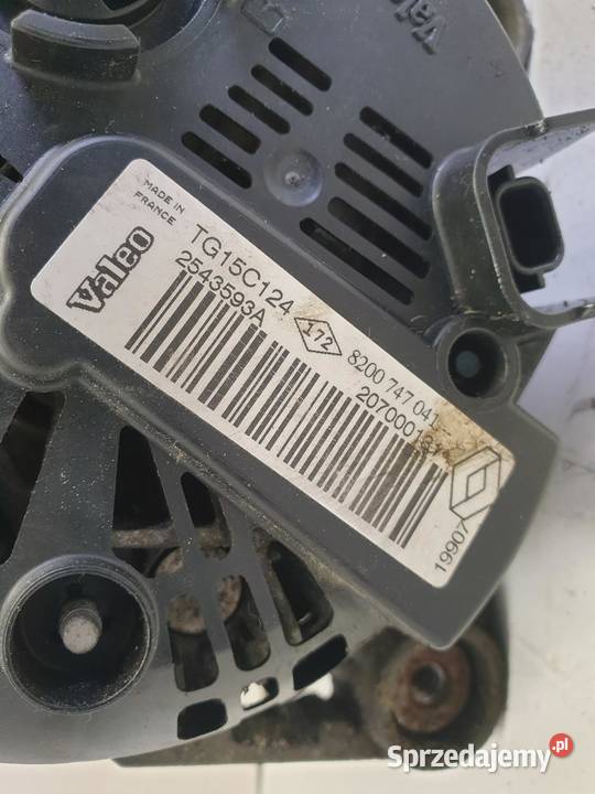 ALTERNATOR Renault Laguna III 20 T 8200747041 lubelskie Chełm