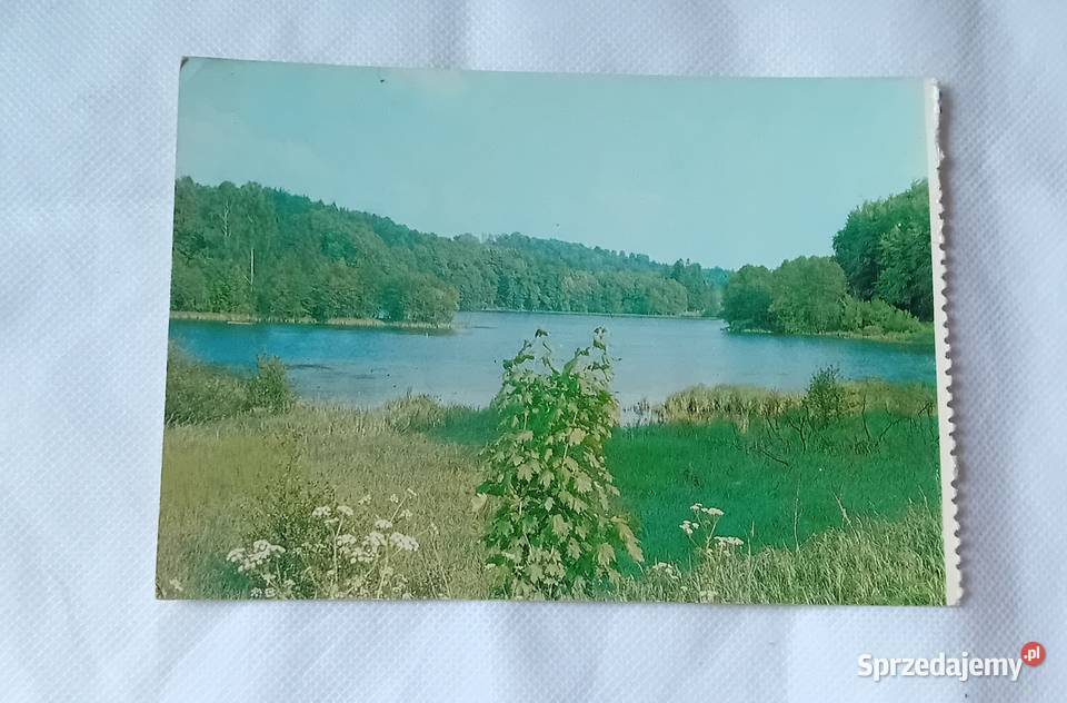 Pocztówka Szwajcaria Połczyńska Jezioro Górne Koźminek