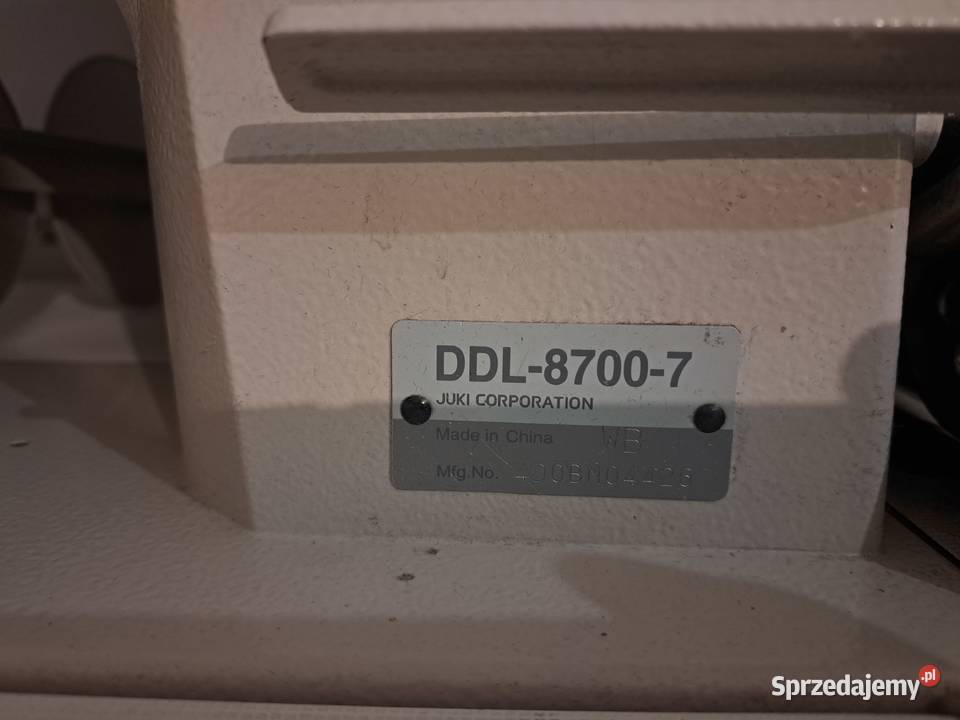 juki DDL 87007 automat Produkcja Konstantynów Łódzki