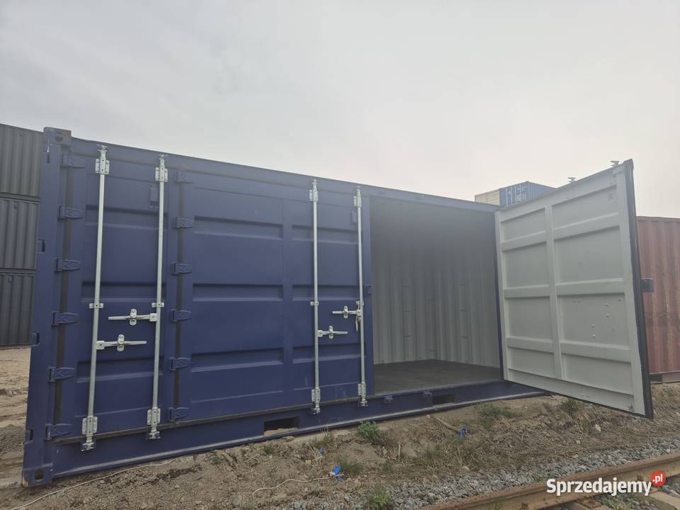 Kontener 20DV OPEN SIDE magazynowy boczne drzwi Gdańsk