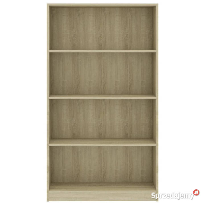 4poziomowy regał na książki dąb sonoma 80x24x142 Warszawa