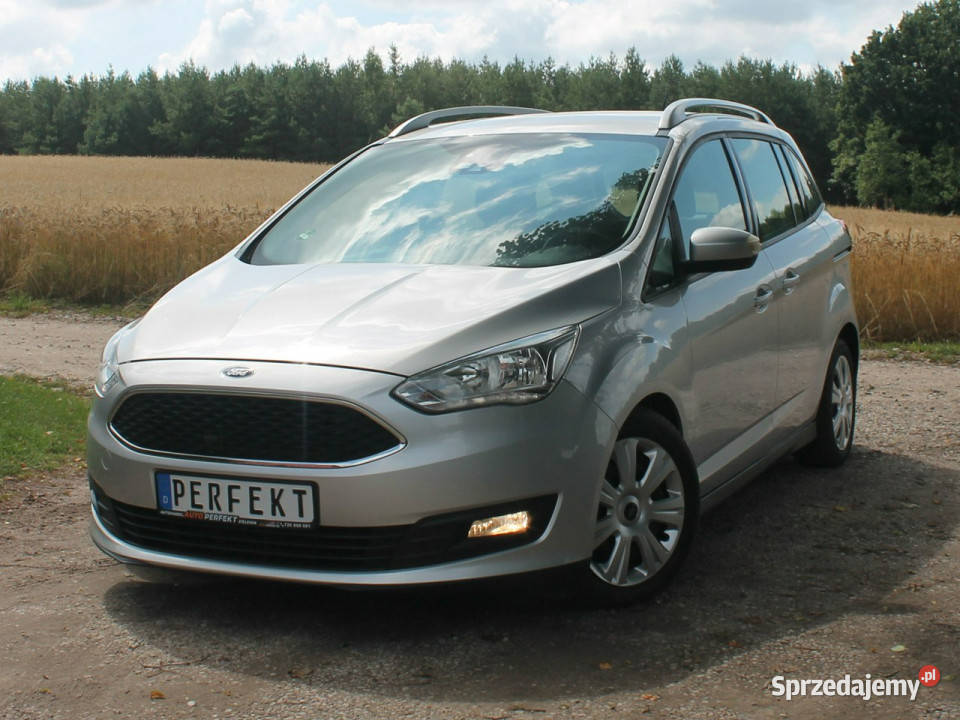 Ford Grand C 15 D 120 Automat NAVI Grzane FOTELE Grand C-MAX Zielenin