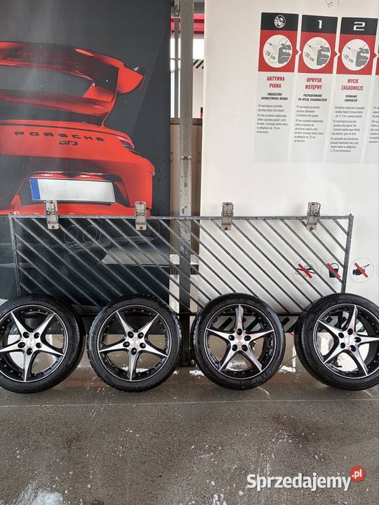 Koła Felgi 5x112 Aluett 17 opony lato audi vag Oleszna