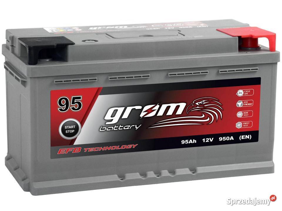 Akumulator GROM EFB STARTSTOP 95Ah 950A Prawy Szczecin sprzedam