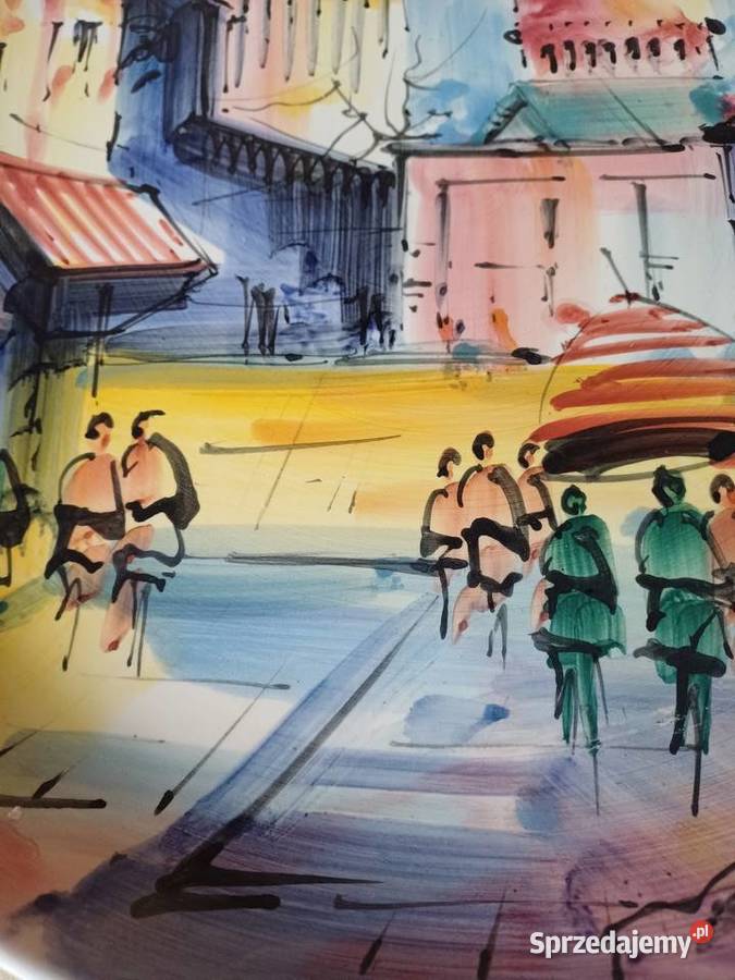 vintage talerz dekoracyjny małopolskie