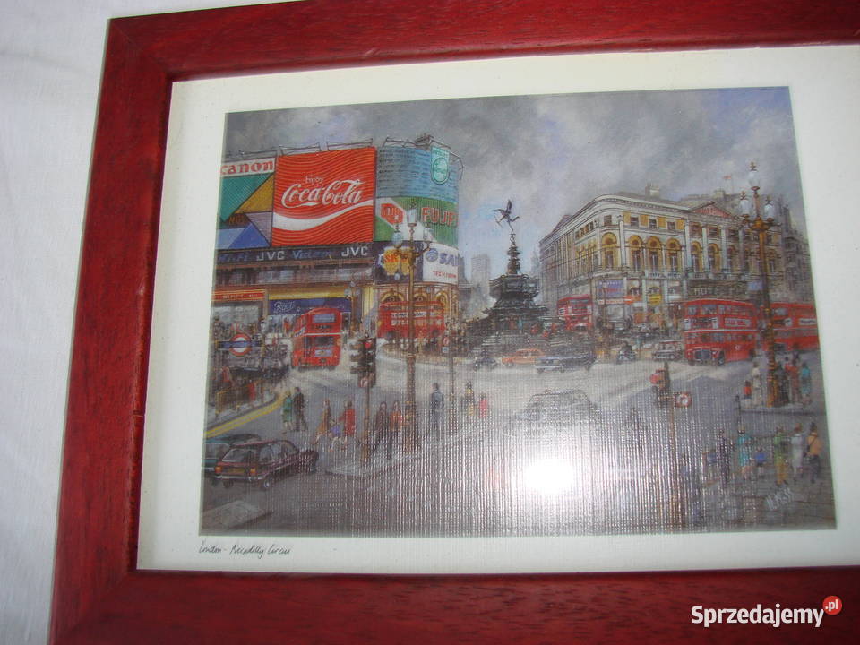 London Tower Bridge Picadilly Circus obrazek Pruszcz Gdański