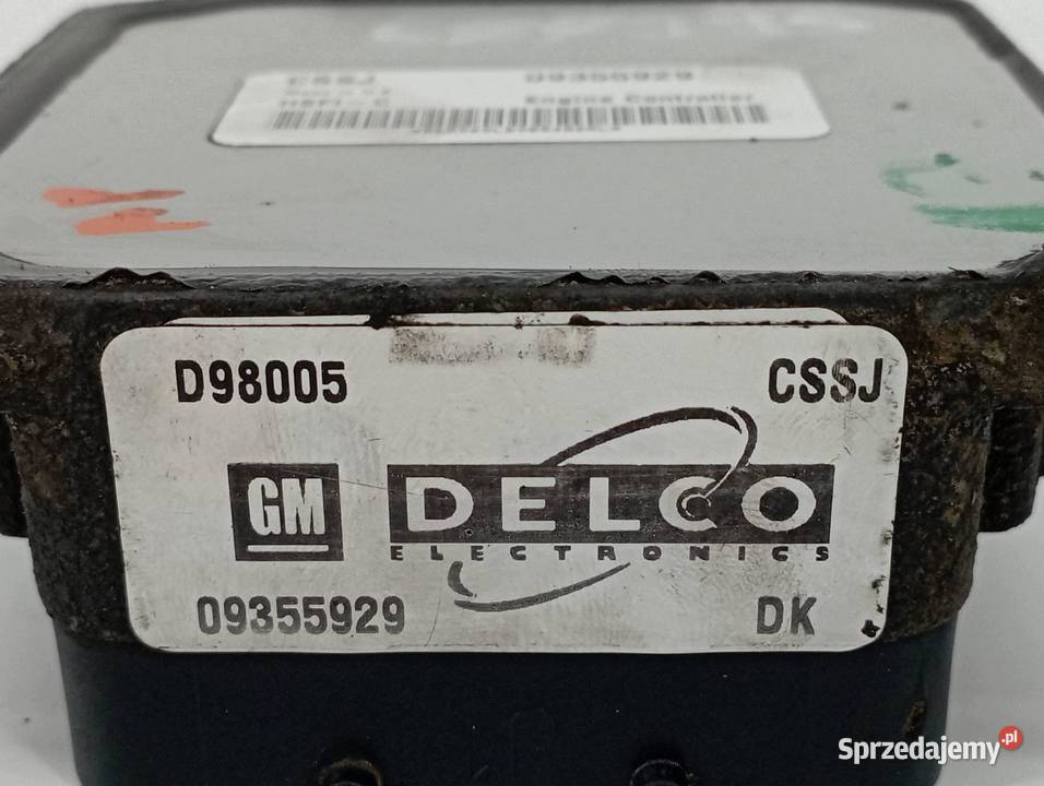 STEROWNIK SILNIKA 09355929 16 B 100 Opel Astra