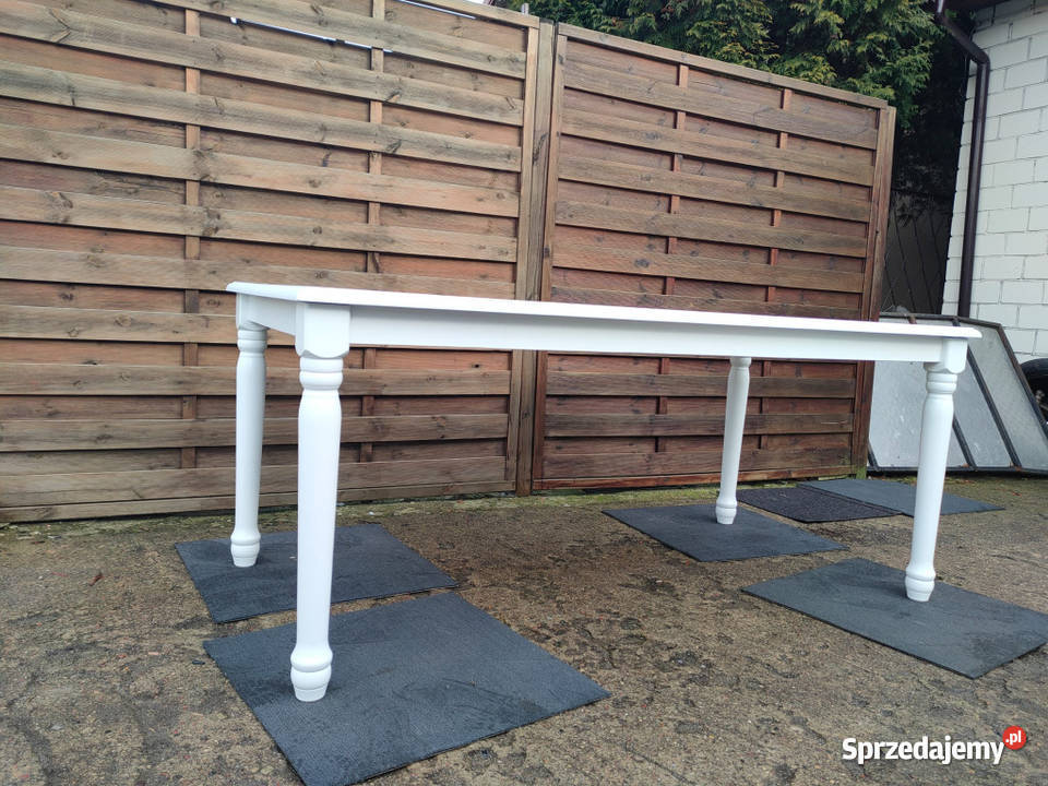 Stół drewniany biały malezyjski PROMOCJA Warszawa sprzedam