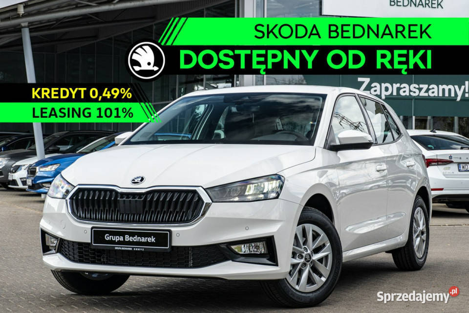 koda Fabia Drive 10 TSI 95 Dostępny ręki IV 2021 Łódź