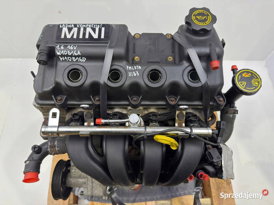 SILNIK Mini One R50 R52 R53 16 16V 90 W10B16A Silniki kompletne Rudka