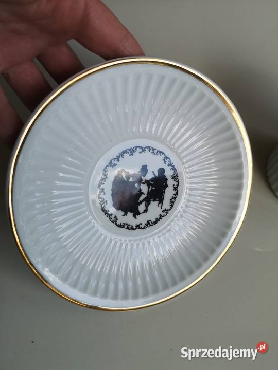 Kubek ze spodkiem porcelana Bohemia vintage kujawsko-pomorskie Toruń