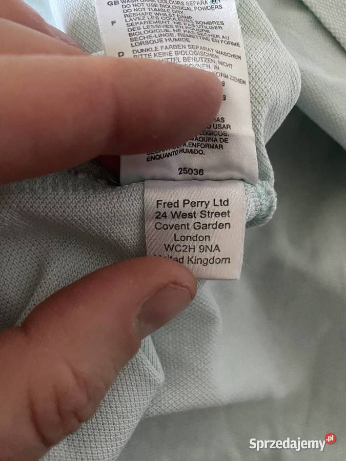 Koszulka polo męska FRED PERRY ML OKAZJA Odzież codzienna lubelskie Zamość