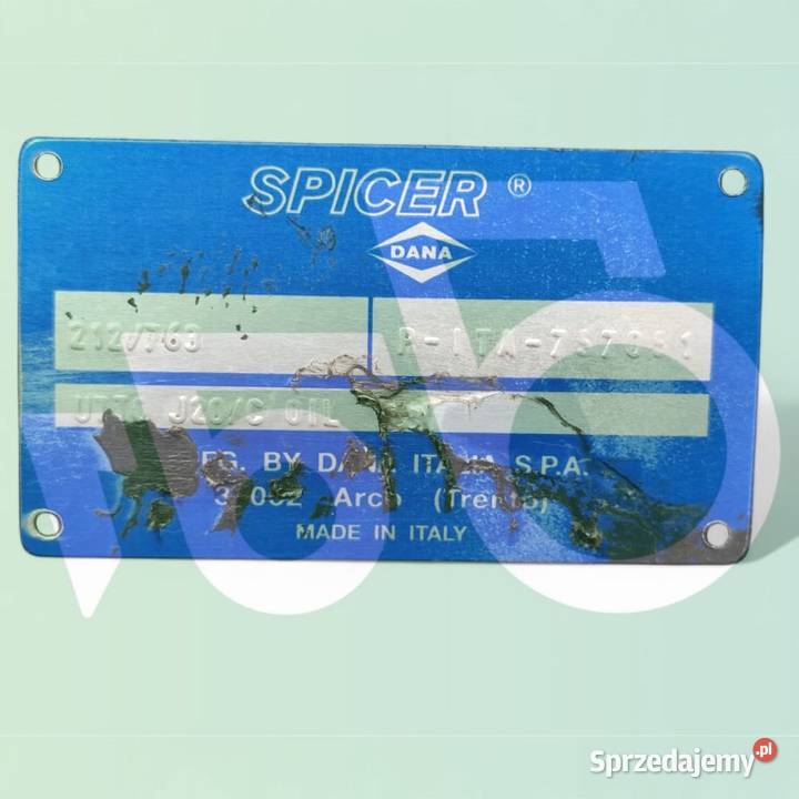 Dyferencjał 12x35 Dana Spicer 212763 280711 Wilkowo