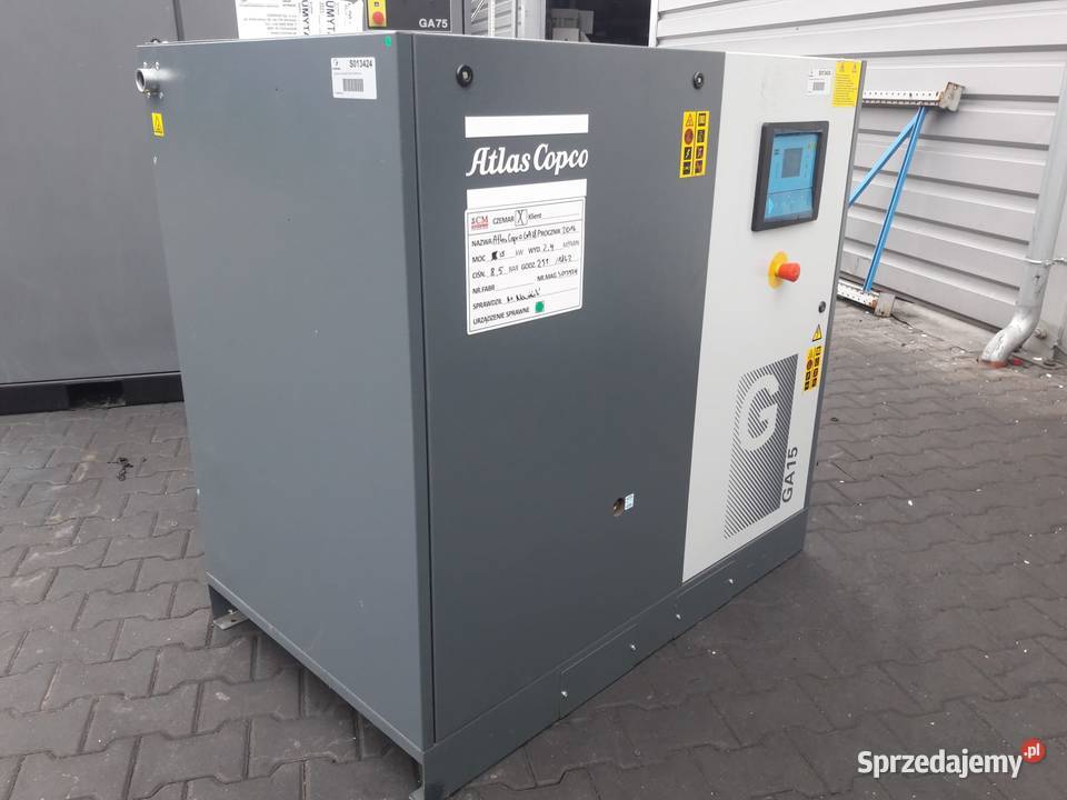 Sprężarka ATLAS COPCO GA15 P 15KW S013424 Wilków