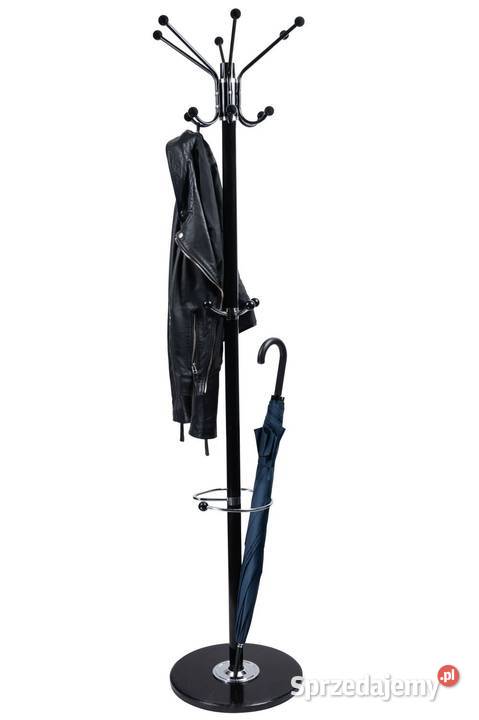 Podłogowy stojący obrotowy wieszak na ubrania