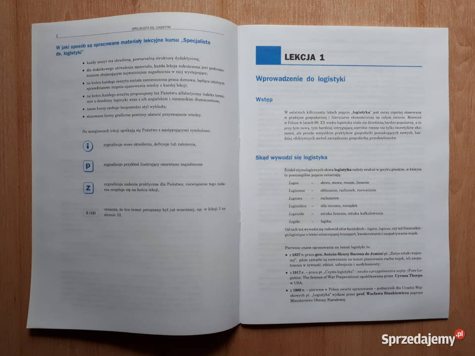 Specjalista ds logistyki ESKK komplet miękka śląskie sprzedam