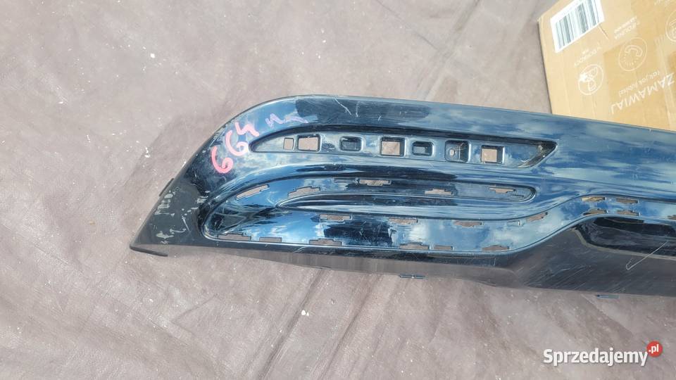 MERCEDES W222 AMG ZDERZAK DOKŁADKA TYL SPOILER Ruda Śląska