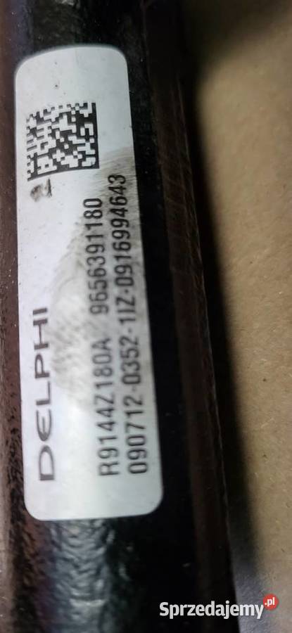 Peugeot 20 HDI Komplet wtrysków FJBR 06001D z małopolskie Żabno