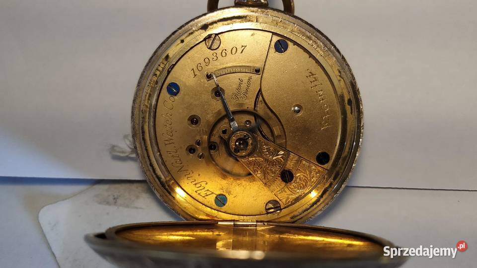 Zegarek kieszonkowy z antycznym złotem c1888 sprzedam