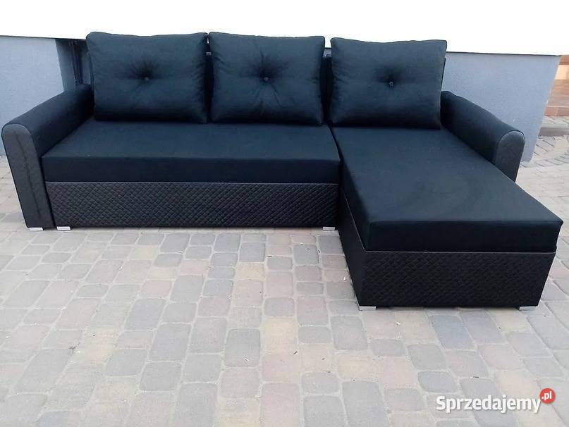 Tani narożnik 235x 145 z funkcją spania Szybka 235cm łódzkie Łódź