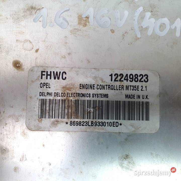 STEROWNIK SILNIKA Opel Meriva A Astra H Zafira B Chełm