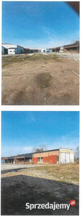 Grunt zabudowany budynkiem produkcyjno Łochocin