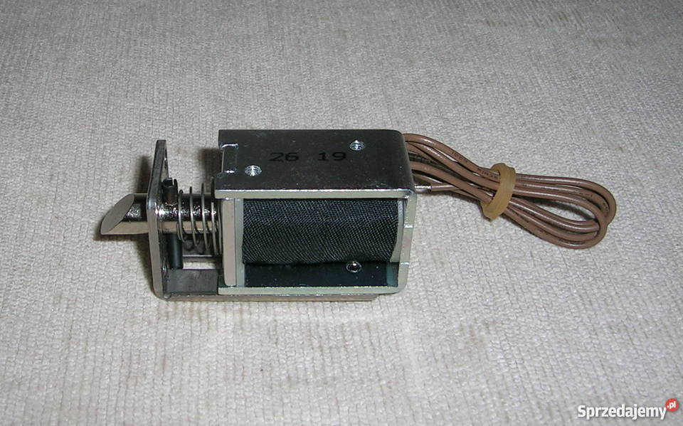 Elektromagnes blokujący zamek suw 3mm 24VDC