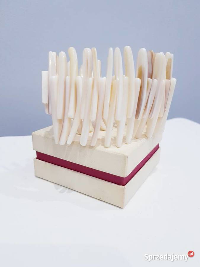 Beżowobrązowa bransoletka z masy perłowej Dąbrowa Górnicza