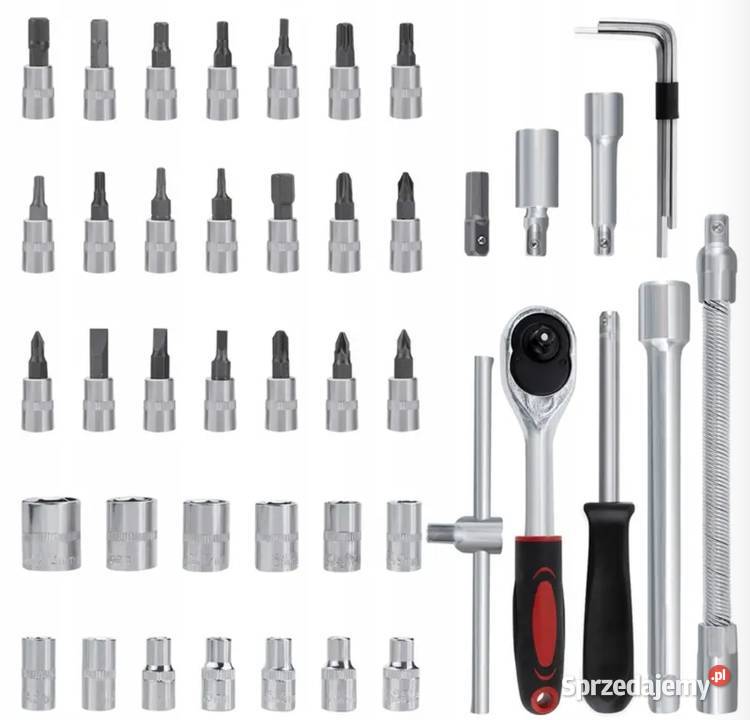 Zestaw kluczy nasadowych 46 elementów Białystok