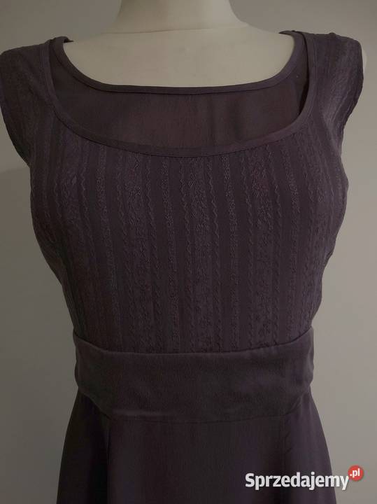 Sukienka Długa Jedwabna 100 Naturalny Jedwab Łomża