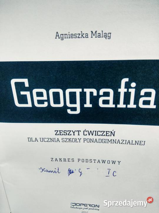 Geografia operon ćwiczenia Warszawa