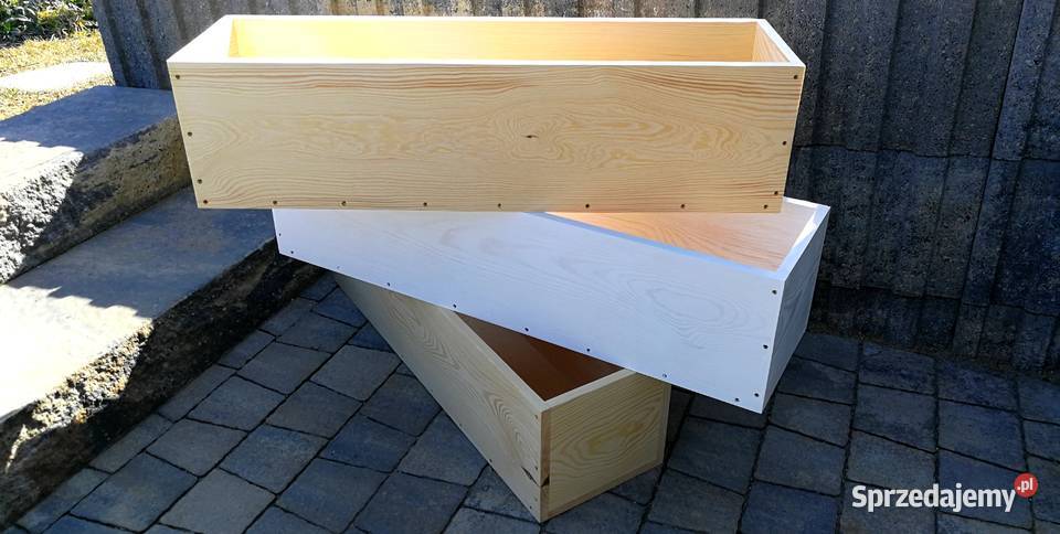 Doniczka drewniana osłonka drewniana sosna inne Radków