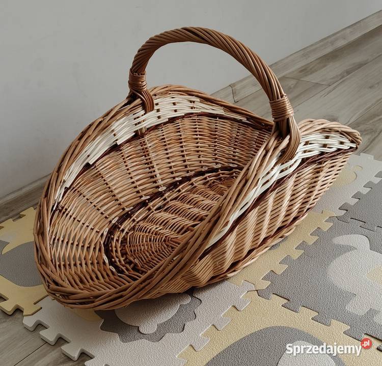 Kosz wiklinowy na drewno XXL Leżajsk sprzedam
