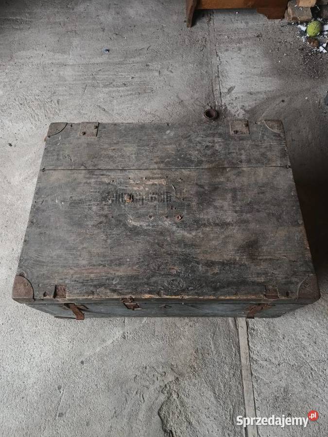 Skrzynia wojskowa kufer podróżny lubuskie Zielona Góra