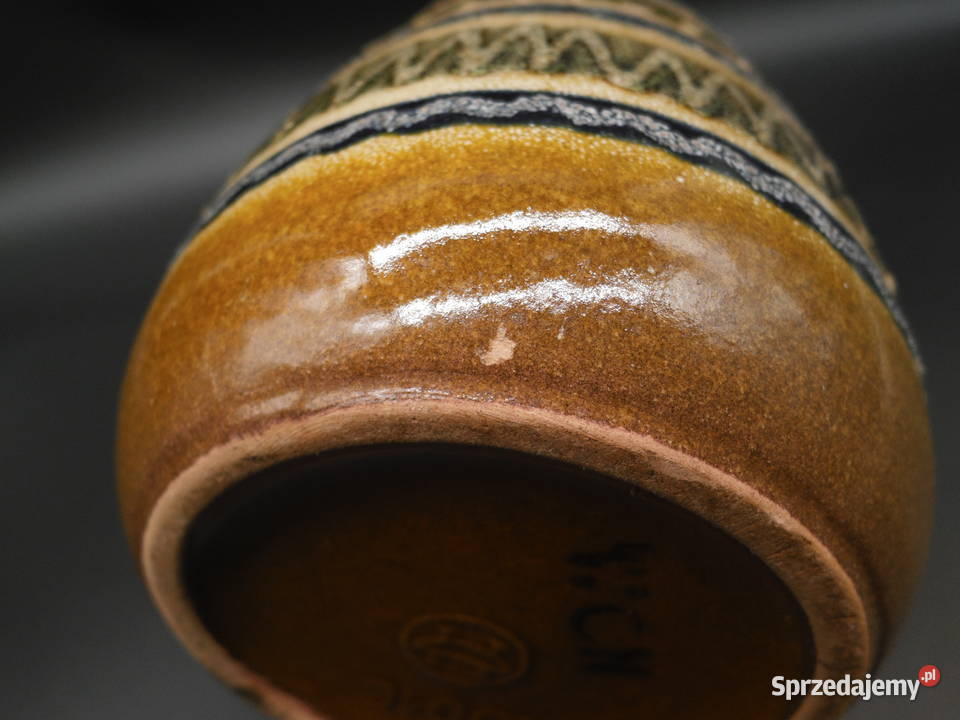 Wazon Fat Lava Veb Haldensleben Niemcy lata 60te