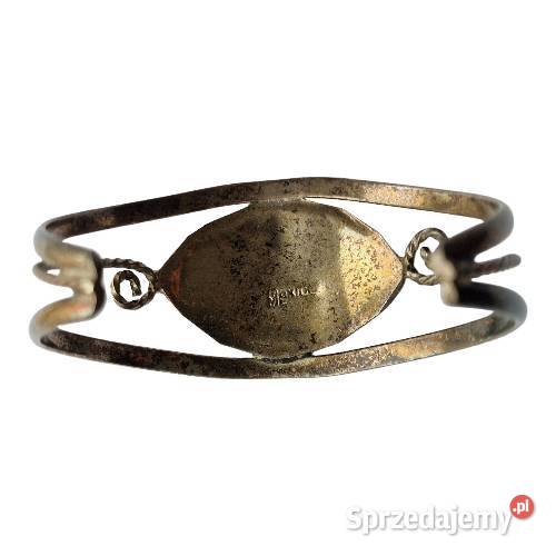 VINTAGE MEXICO BRANSOLETKA MACICA PERŁOWA PAUA Częstochowa