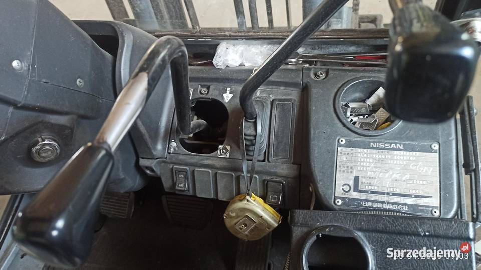 wózek widłowy gaz 15 tony nissan 2003 stan igła Kłodawa sprzedam