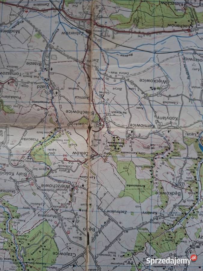Podkrakowskie Dolinki Jurajskie 150 000 mapa Kraków